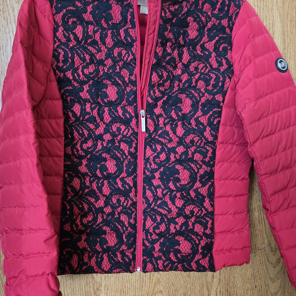 Michael Kors Scarlet Jacket with Lace Accent